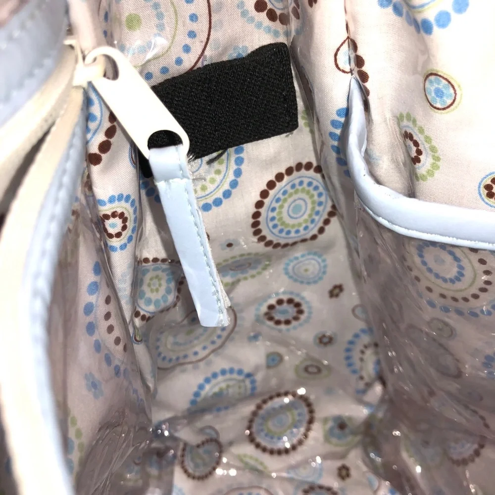 Caden Lane Baby Satchel Bag Brown/Blue XL - Picture 7 of 16
